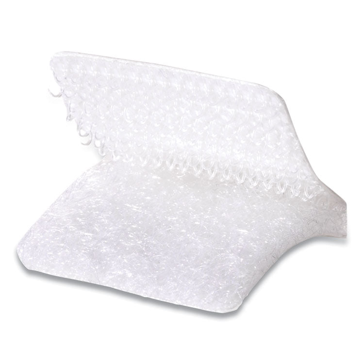 Sticky-Back Fasteners, Removable Adhesive, 0.88" x 0.88", White, 12/Pack