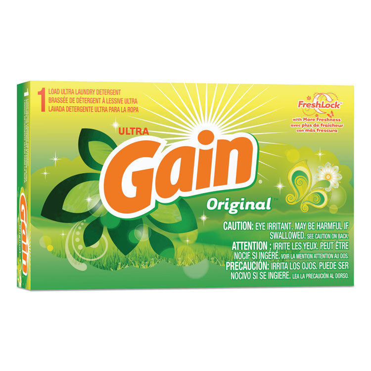 Powder Laundry Detergent, Coin Vend, Gain Original Scent, 1.1 oz Box, 156 Boxes/Carton