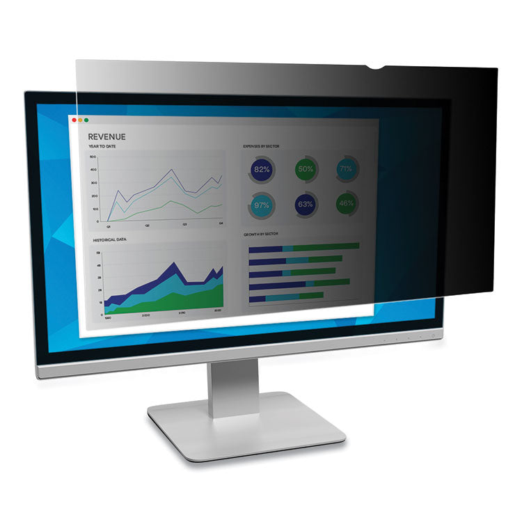Frameless Blackout Privacy Filter for 24" Widescreen Flat-Panel Monitor, 16:10 Aspect Ratio