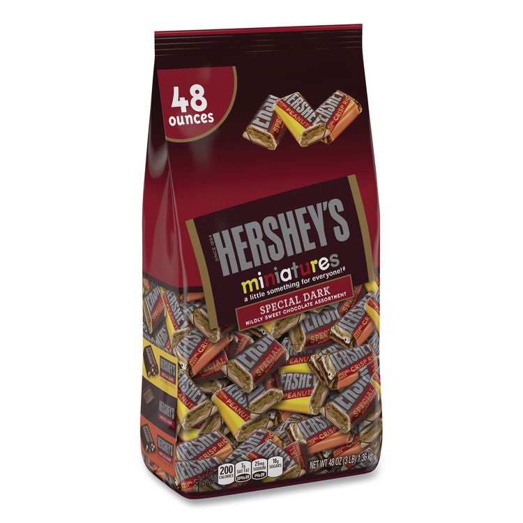 Miniatures Variety Share Pack, Dark Assortment, 48 oz Bag