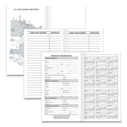 Pocket Size Monthly Planner Refill, 6 x 3.5, White Sheets, 12-Month (Jan to Dec): 2026