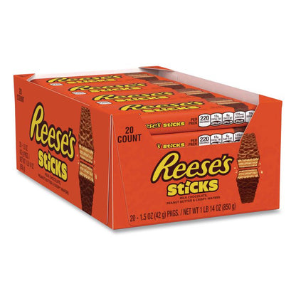 STICKS Wafer Bar, 1.5 oz Bar, 20 Bars/Box