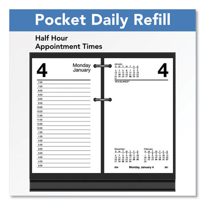 Desk Calendar Refill, 3.5 x 6, White Sheets, 12-Month (Jan to Dec): 2026