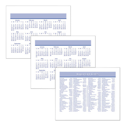 Flip-A-Week Desk Calendar Refill with QuickNotes, 7 x 6, White Sheets, 12-Month (Jan to Dec): 2026
