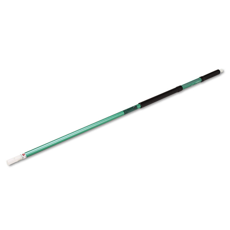 Easy Scrub Flat Mop Tool, 16" Microfiber Head, 54" Green Aluminum Handle