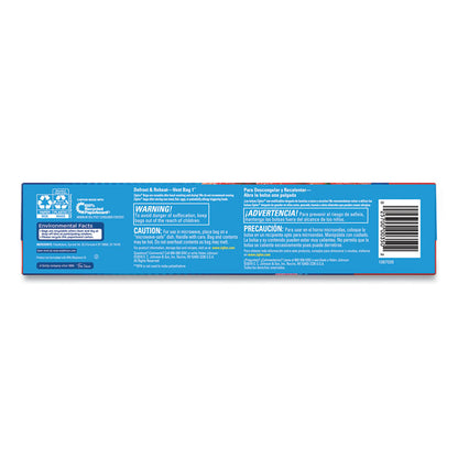 Double Zipper Storage Bags, Triple System Seal, Gallon, 1.75 mil, 9.6" x 12.1", Clear, 22 Bags/Box, 12 Boxes/Carton