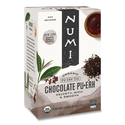 Organic Tea, Chocolate Puerh, 1.13 oz Filterbag, 16/Box