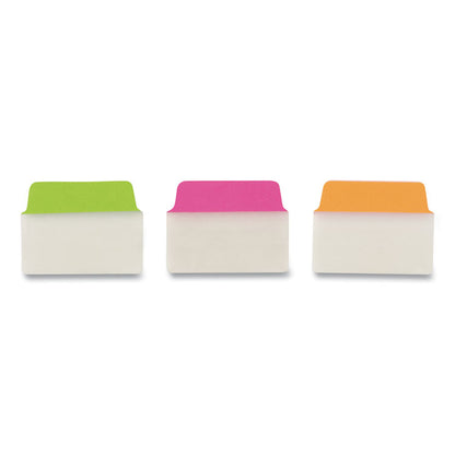 Ultra Tabs Repositionable Tabs, Standard: 2" x 1.5", 1/5-Cut, Assorted Neon Colors, 48/Pack