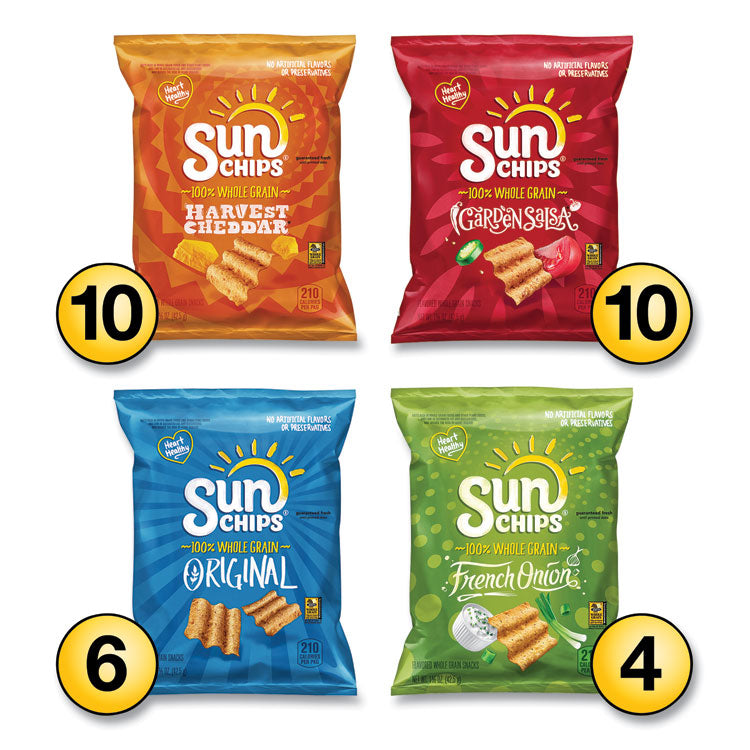 Variety Mix, Assorted Flavors, 1.5 oz Bags, 30 Bags/Carton
