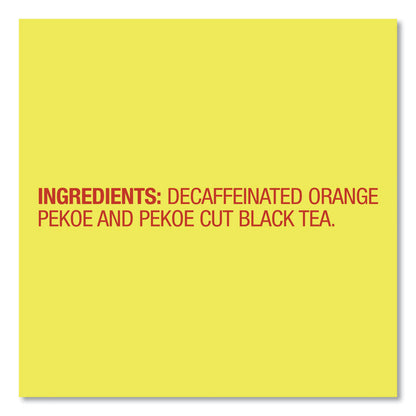Tea Bags, Decaffeinated, 72/Box