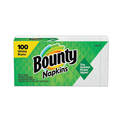 Bounty Quilted Napkins 1 Ply 12 1 X 12 White 100 Pack Wynn Depot