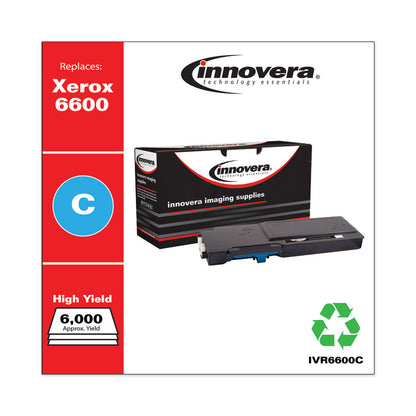 Remanufactured Cyan High-Yield Toner, Replacement for 106R02225, 6,000 Page-Yield