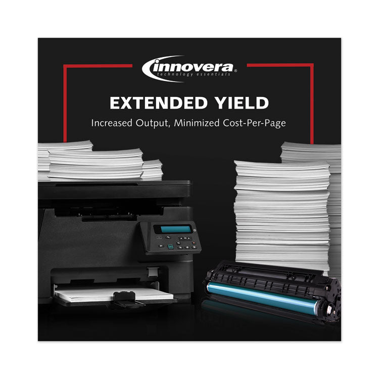 Remanufactured Black High-Yield Toner, Replacement for 202X (CF500X), 3,200 Page-Yield