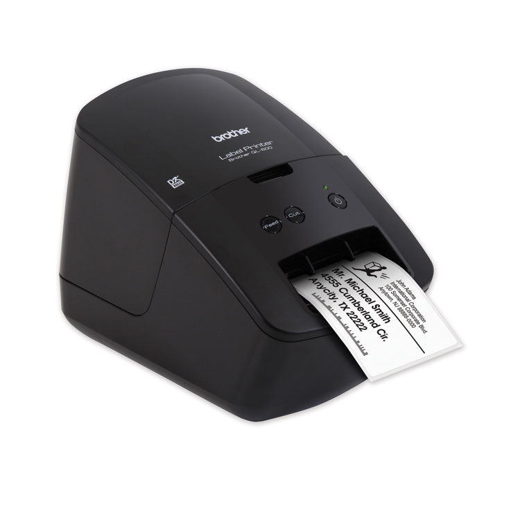 QL-600 Economic Desktop Label Printer, 44 Labels/min Print Speed, 5.1 x 8.8 x 6.1