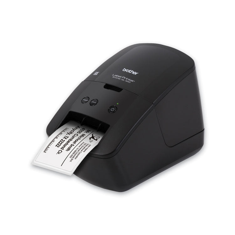 QL-600 Economic Desktop Label Printer, 44 Labels/min Print Speed, 5.1 x 8.8 x 6.1