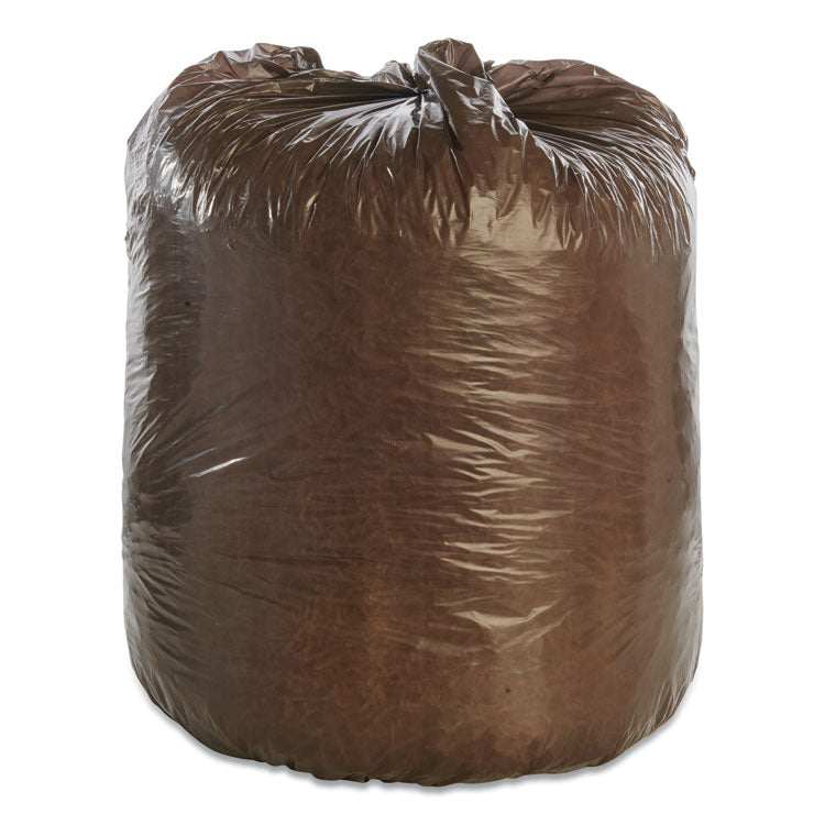 8105015604930, SKILCRAFT Controlled Life Cycle Bags, 30 gal, 0.8 mil, 30" x 36", Brown, 30/Box