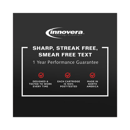 Remanufactured Black High-Yield Ink, Replacement for LC75BK, 600 Page-Yield