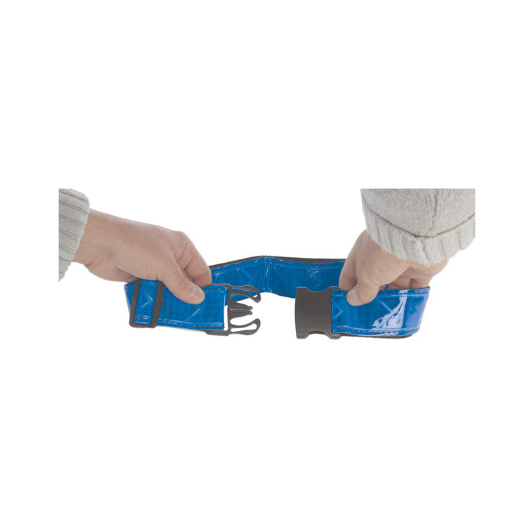 8465016306921, SKILCRAFT Safety Reflective Belt, 31" to 55", Blue
