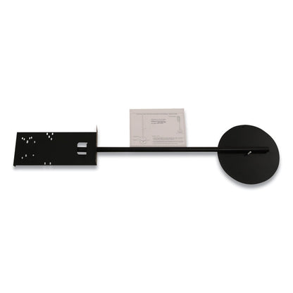 Hand Sanitizer Stand, 12" dia x 48" h, Black