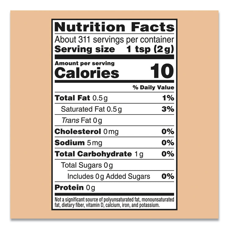 Non-Dairy Powdered Creamer, Original, 22 oz Canister, 12/Carton