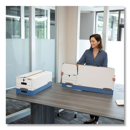 STOR/FILE Medium-Duty Strength Storage Boxes, Letter Files, 12" x 24.13" x 10.25", White, 20/Carton