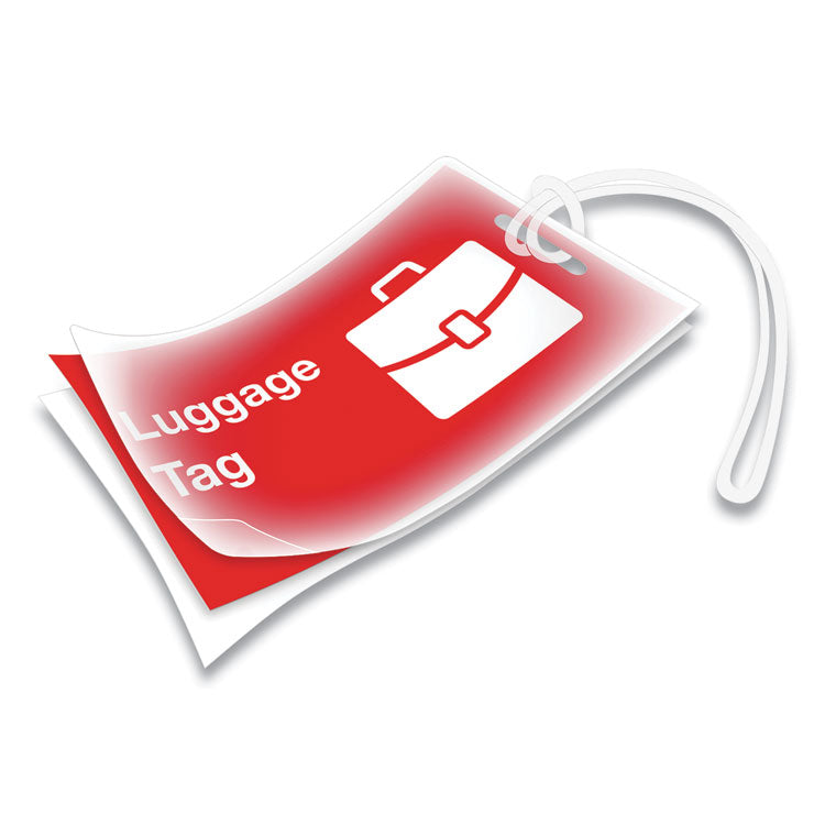 Laminating Pouches, 5 mil, 4.25" x 2.5", Gloss Clear, 50/Pack