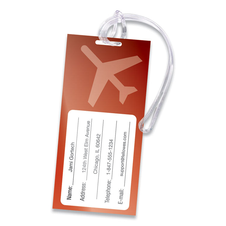 Laminating Pouches, 5 mil, 4.25" x 2.5", Gloss Clear, 50/Pack