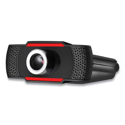 CyberTrack H3 720P HD USB Webcam with Microphone, 1280 pixels x 720 pixels, 1.3 Mpixels, Black