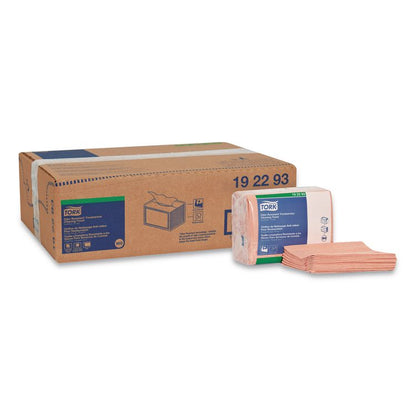 Small Pack Foodservice Cloth, 1-Ply, 11.75 x 14.75, Unscented, Red/Red Stripe, 50/Poly Pack, 4 Packs/Carton