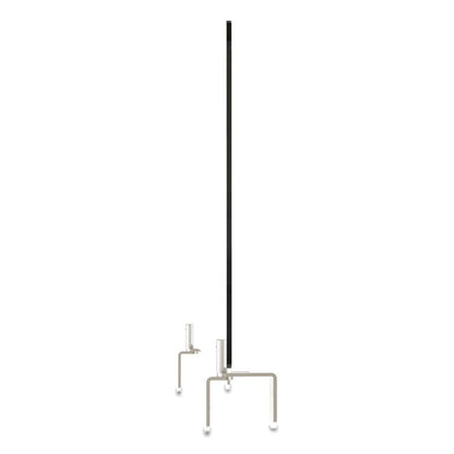 Clear Partition Extender with Attached Clamp, 29 x 3.88 x 18, Thermoplastic Sheeting