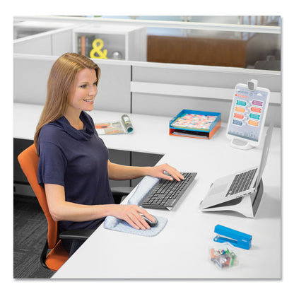 PlushTouch Keyboard Wrist Rest with FoamFusion Technology, 18.12 x 3.19, Lattice Design