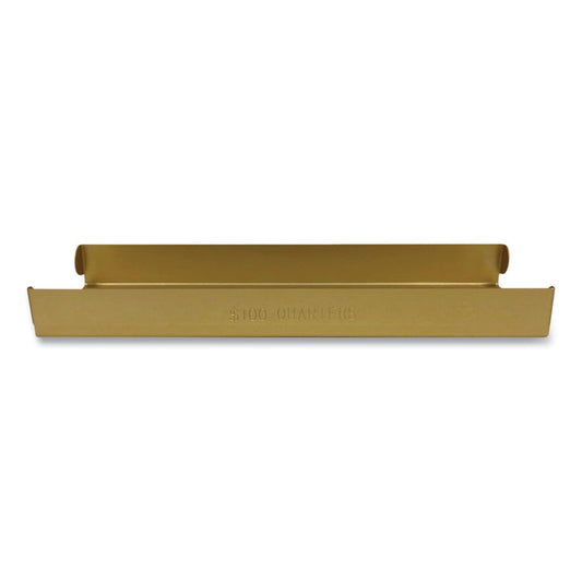 Metal Coin Tray, Accommodates $100 in Quarters, 3.5" x 10" x 1.75", Orange