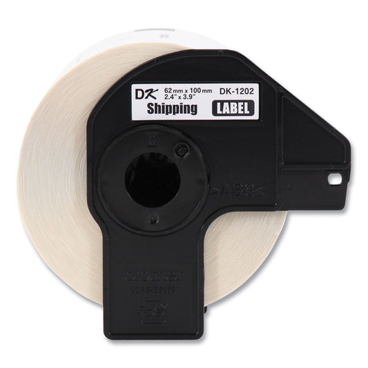 Die-Cut Shipping Labels, 2.4 x 3.9, White, 300 Labels/Roll, 24 Rolls/Pack