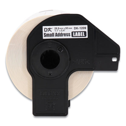 Die-Cut Address Labels, 1.1 x 2.4, White, 800 Labels/Roll, 24 Rolls/Pack