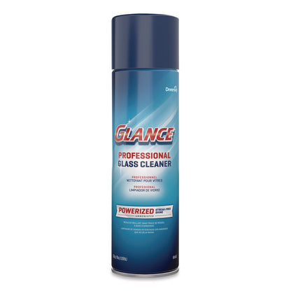 Glance Powerized Glass and Surface Cleaner, 19 oz Aerosol Spray, 12/Carton