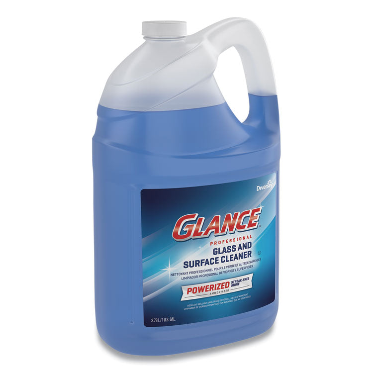 Glance Powerized Glass and Surface Cleaner, 1 gal Bottle 2/Carton