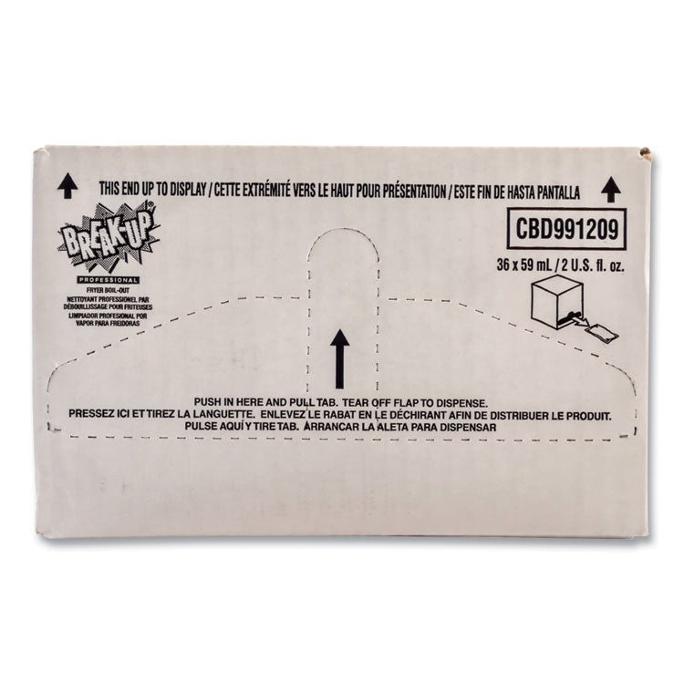 Fryer Boil-Out, Ready to Use, 2 oz Packet, 36/Carton