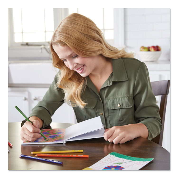 Scholar Colored Pencil Set, 3 mm, 2B, Assorted Lead and Barrel Colors, 24/Pack