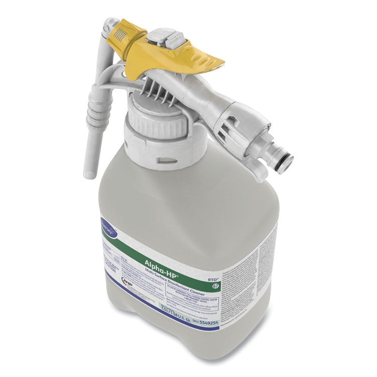 Alpha-HP Multi-Surface Disinfectant Cleaner, Citrus Scent, 1.5 L RTD Spray Bottle, 2/Carton