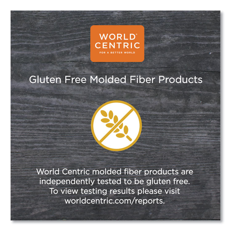 PFAS Fiber Trays, 9.1 x 7.1 x 0.7, Natural, Paper, 500/Carton