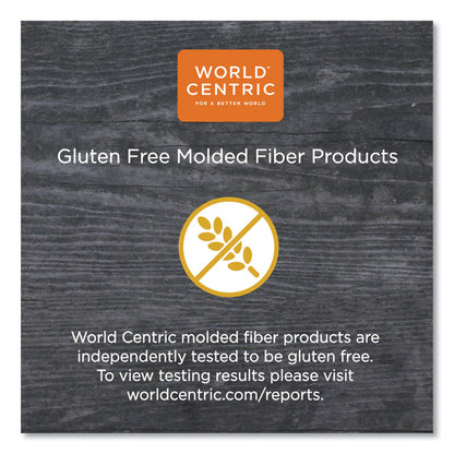 PFAS Fiber Trays, 9.1 x 7.1 x 0.7, Natural, Paper, 500/Carton