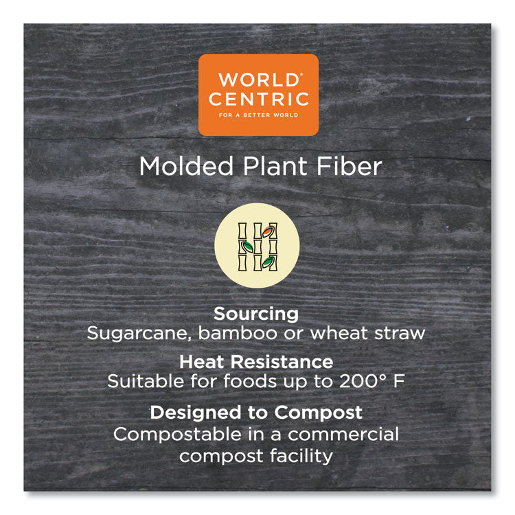 PFAS Fiber Trays, 8.3 x 4.9 x 0.7, Natural, Paper, 500/Carton