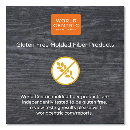 PFAS Fiber Trays, 8.3 x 4.9 x 0.7, Natural, Paper, 500/Carton