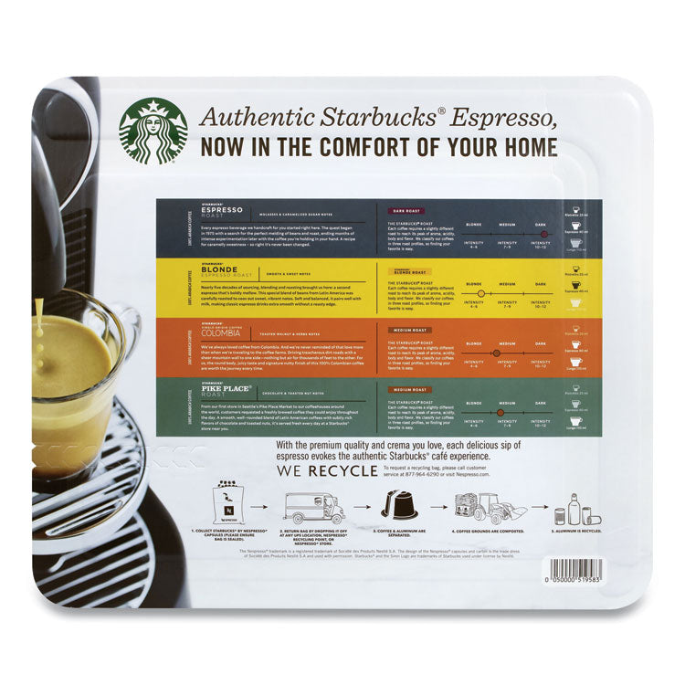 Pods Variety Pack, Blonde Espresso/Colombia/Espresso/Pikes Place, 60 Pods/Pack