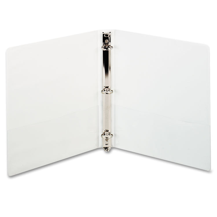 7510012038814, SKILCRAFT Round Ring View Binder, 3 Rings, 2" Capacity, 11 x 8.5, White