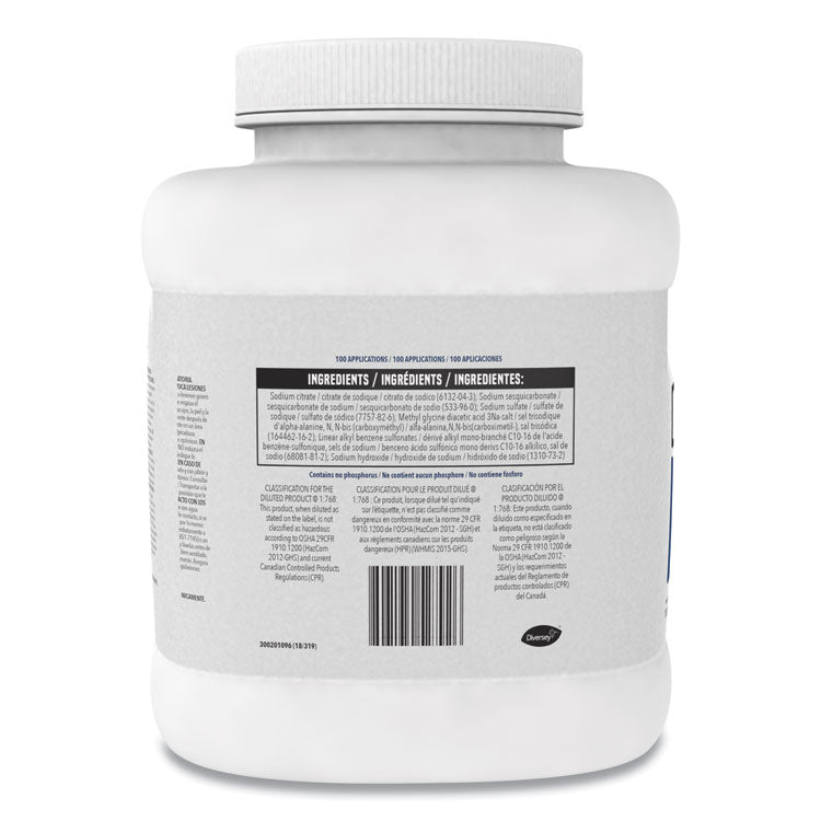 Beer Clean Glass Cleaner, Powder, 4 lb Bucket, 2/Carton