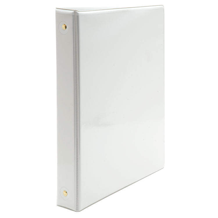7510012034708, SKILCRAFT Round Ring View Binder, 3 Rings, 1" Capacity, 11 x 8.5, White