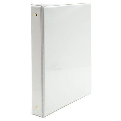 7510012034708, SKILCRAFT Round Ring View Binder, 3 Rings, 1" Capacity, 11 x 8.5, White