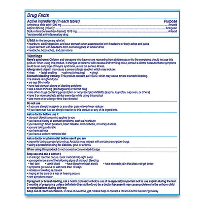 Antacid and Pain Relief Medicine, Two-Pack, 50 Packs/Box