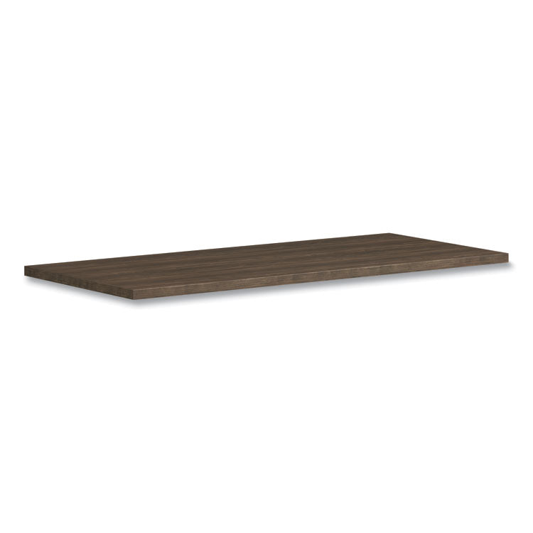 Coze Writing Desk Worksurface, Rectangular, 54" x 24", Florence Walnut